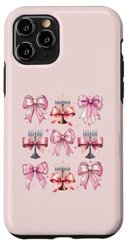 Kokette Schleife Chanukka Chanukah jüdische Kerze rosa Schleife Mama Hülle für iPhone 11 Pro von Hanukkah Coquette Aesthetic Girl Women Clothing