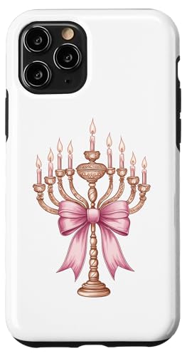 Kokette Schleife Chanukka Chanukah jüdische Kerze rosa Schleife Mama Hülle für iPhone 11 Pro von Hanukkah Coquette Aesthetic Girl Women Clothing