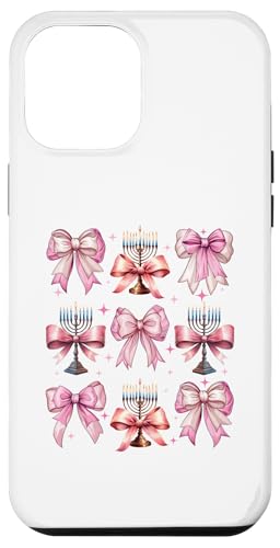 Kokette Schleife Chanukka Chanukah jüdische Kerze rosa Schleife Mama Hülle für iPhone 12 Pro Max von Hanukkah Coquette Aesthetic Girl Women Clothing