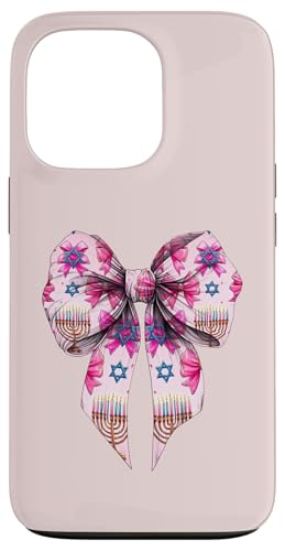 Kokette Schleife Chanukka Chanukah jüdische Kerze rosa Schleife Mama Hülle für iPhone 13 Pro von Hanukkah Coquette Aesthetic Girl Women Clothing