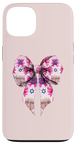 Kokette Schleife Chanukka Chanukah jüdische Kerze rosa Schleife Mama Hülle für iPhone 13 von Hanukkah Coquette Aesthetic Girl Women Clothing