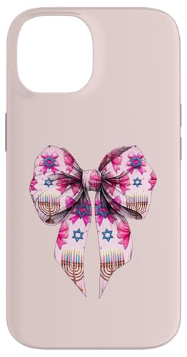 Kokette Schleife Chanukka Chanukah jüdische Kerze rosa Schleife Mama Hülle für iPhone 14 von Hanukkah Coquette Aesthetic Girl Women Clothing