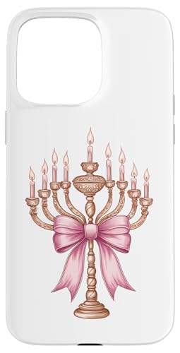 Kokette Schleife Chanukka Chanukah jüdische Kerze rosa Schleife Mama Hülle für iPhone 15 Pro Max Kokette Schleife Chanukka Chanukah jüdische Kerze rosa Schleife Mama Hülle für iPhone 15 Pro Max von Hanukkah Coquette Aesthetic Girl Women Clothing