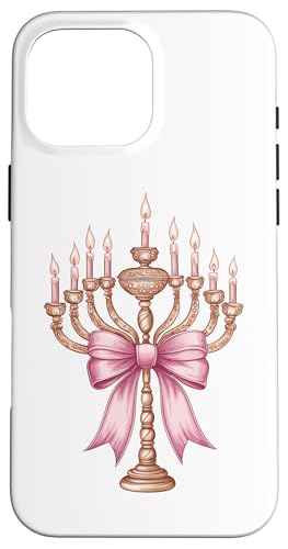 Kokette Schleife Chanukka Chanukah jüdische Kerze rosa Schleife Mama Hülle für iPhone 16 Pro Max Kokette Schleife Chanukka Chanukah jüdische Kerze rosa Schleife Mama Hülle für iPhone 16 Pro Max von Hanukkah Coquette Aesthetic Girl Women Clothing