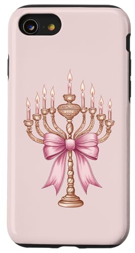 Kokette Schleife Chanukka Chanukah jüdische Kerze rosa Schleife Mama Hülle für iPhone SE (2020) / 7 / 8 von Hanukkah Coquette Aesthetic Girl Women Clothing