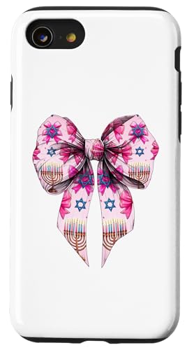 Kokette Schleife Chanukka Chanukah jüdische Kerze rosa Schleife Mama Hülle für iPhone SE (2020) / 7 / 8 von Hanukkah Coquette Aesthetic Girl Women Clothing