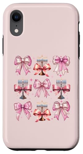 Kokette Schleife Chanukka Chanukah jüdische Kerze rosa Schleife Mama Hülle für iPhone XR von Hanukkah Coquette Aesthetic Girl Women Clothing