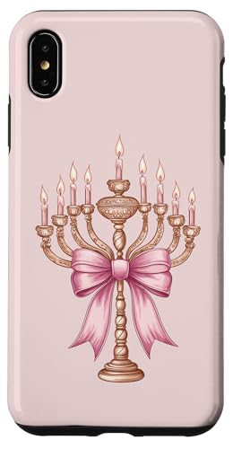 Kokette Schleife Chanukka Chanukah jüdische Kerze rosa Schleife Mama Hülle für iPhone XS Max von Hanukkah Coquette Aesthetic Girl Women Clothing