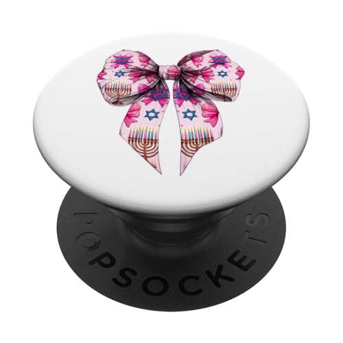 Kokette Schleife Chanukka Chanukah jüdische Kerze rosa Schleife Mama PopSockets Klebender PopGrip Kokette Schleife Chanukka Chanukah jüdische Kerze rosa Schleife Mama PopSockets Klebender PopGrip von Hanukkah Coquette Aesthetic Girl Women Clothing