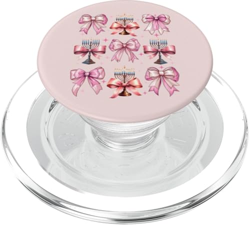 Kokette Schleife Chanukka Chanukah jüdische Kerze rosa Schleife Mama PopSockets PopGrip für MagSafe Kokette Schleife Chanukka Chanukah jüdische Kerze rosa Schleife Mama PopSockets PopGrip für MagSafe von Hanukkah Coquette Aesthetic Girl Women Clothing