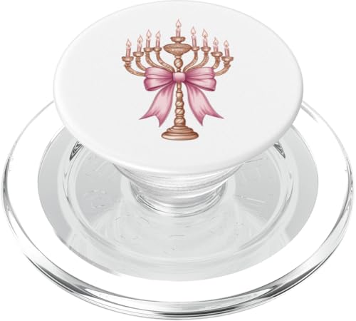 Kokette Schleife Chanukka Chanukah jüdische Kerze rosa Schleife Mama PopSockets PopGrip für MagSafe Kokette Schleife Chanukka Chanukah jüdische Kerze rosa Schleife Mama PopSockets PopGrip für MagSafe von Hanukkah Coquette Aesthetic Girl Women Clothing
