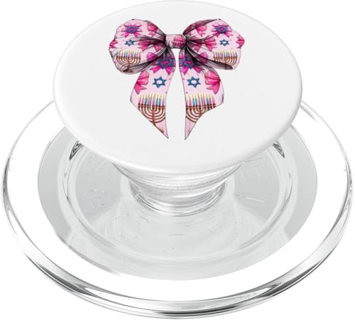 Kokette Schleife Chanukka Chanukah jüdische Kerze rosa Schleife Mama PopSockets PopGrip für MagSafe Kokette Schleife Chanukka Chanukah jüdische Kerze rosa Schleife Mama PopSockets PopGrip für MagSafe von Hanukkah Coquette Aesthetic Girl Women Clothing