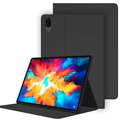 Hülle für Lenovo Tab P11 PRO 11.5 Zoll TB-J706F, Mehrere Betrachtungswinkel Stand Leder Folio Schutzhülle mit Auto Sleep/Wake,Schwarz von HaoHZ