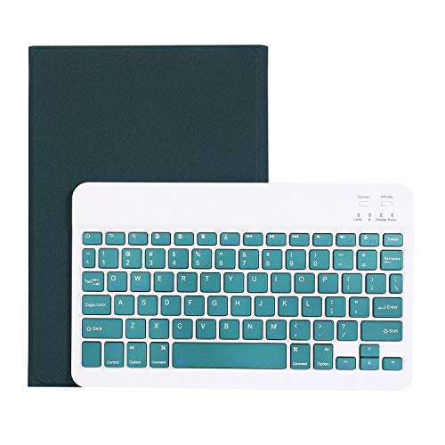 Tastatur hülle Für Huawei Matepad 10.4 2020 - Weiche TPU-Rückabdeckung Mit Stifthalter (QWERTY Deutsch) Magnetisch Abnehmbare Tastatur BAH3-AL00 / BAH3-W09,Deep Green von HaoHZ