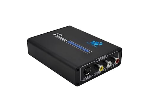 HaoYiShang 1080P HDMI zu Composite 3RCA AV/S-Video R/L Audio Video Converter Adapter Scaler 720P 1080P Arbeit Für PS2 PS3 Xbox HDTV DVD TV STB Blue-Ray (HDMI zu Composite 3RCA AV und S-Video) von HaoYiShang