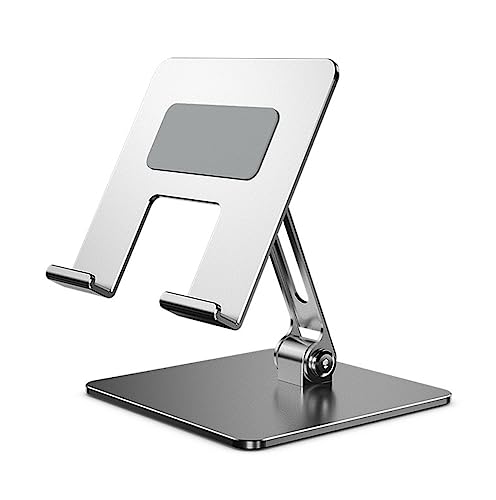 HaoYiShang Adjustable Tablet ipad Ständer, Tablet Halterung Big Aluminium Desktop Tablet ipad Halterung Mount Compatible with iPad Air/Mini, iPad 10.2/9.7, iPad Pro 11/12.9, Samsung Label von HaoYiShang