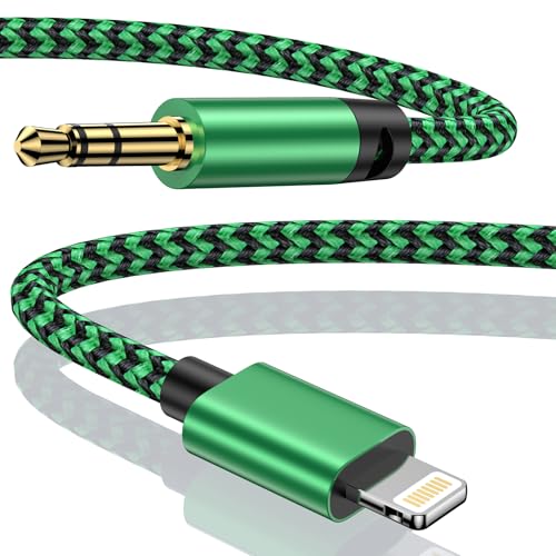 Haoano Auto AUX Kabel für iPhone 14,Lightning auf 3.5mm Audiokabel für Auto Stereo/Kopfhörer/Lautsprecher,1M Aux iPhone Kabel Lightning auf Klinke für i Pad/iPhone13/12/11/Pro Max/Pro/X/XR/8 Plus Haoano Auto AUX Kabel für iPhone 14,Lightning auf 3.5mm Audiokabel für Auto Stereo/Kopfhörer/Lautsprecher,1M Aux iPhone Kabel Lightning auf Klinke für i Pad/iPhone13/12/11/Pro Max/Pro/X/XR/8 Plus von Haoano