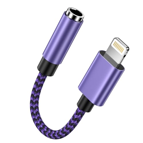 Haoano Lightning auf 3,5 mm Kopfhöreranschluss Adapter,iPhone Kopfhörer Stecker Adapter Adapter Lightning auf Klinke,Aux zu Lightning Kompatibel für iPhone14/12/11/XS/XR/X /8, i Pad Pro/Mini,Headset Haoano Lightning auf 3,5 mm Kopfhöreranschluss Adapter,iPhone Kopfhörer Stecker Adapter Adapter Lightning auf Klinke,Aux zu Lightning Kompatibel für iPhone14/12/11/XS/XR/X /8, i Pad Pro/Mini,Headset von Haoano