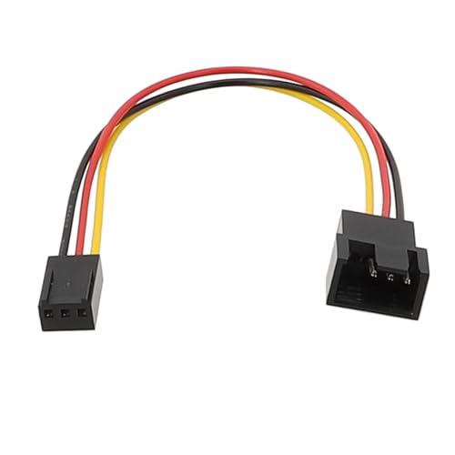 Haodream Effizientes 15 Cm 3 Pin Bis 4Pin Lüfter Verlängerungskabel 2510-3 Pin Bis 2540-4 Pin Ideal Für Den Innenkühlbedarf von Haodream
