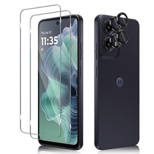 Haofun 2 Stück Schutzfolie für Motorola Moto G35 für Panzerglas mit 2 Stück Kameraschutz, 9H Härte Displayschutz Folie, HD Kamera Schutz Schurzglas Haofun 2 Stück Schutzfolie für Motorola Moto G35 für Panzerglas mit 2 Stück Kameraschutz, 9H Härte Displayschutz Folie, HD Kamera Schutz Schurzglas von Haofun