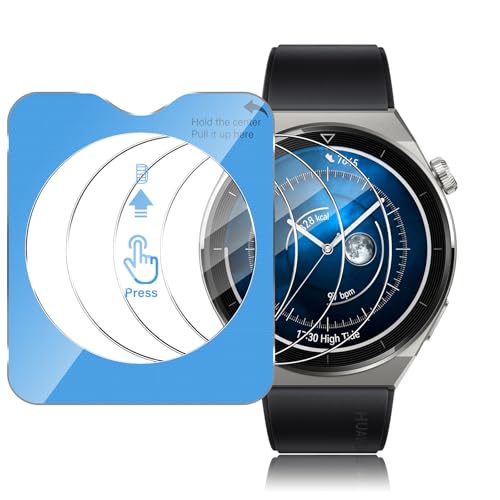 Haofun 3 Stück für Panzerglas für Huawei Watch GT3 Pro 46mm Schutzfolie Glas Mit präzisem Ortungsgerät, 9H Härte für Panzer Schutz Glas Displayschutz 2,5D Runde Kante, HD Klar Haofun 3 Stück für Panzerglas für Huawei Watch GT3 Pro 46mm Schutzfolie Glas Mit präzisem Ortungsgerät, 9H Härte für Panzer Schutz Glas Displayschutz 2,5D Runde Kante, HD Klar von Haofun
