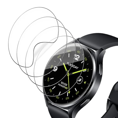 Haofun 4 Stück Displayschutz Schutzfolie für Xiaomi Redmi Watch 2, Flexible TPU Folie, Kratzfest, Blasenfrei, Einfache Installation, Rubbelkarten zum Entfernen von Blasen Haofun 4 Stück Displayschutz Schutzfolie für Xiaomi Redmi Watch 2, Flexible TPU Folie, Kratzfest, Blasenfrei, Einfache Installation, Rubbelkarten zum Entfernen von Blasen von Haofun