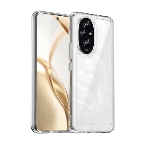 Haofun Handyhülle Kompatibel mit Honor 200 5G Hülle, PC Ultra dünn, Unzerbrechlich Schutz Cover, Stoßfest Case, Staubdicht Ganzkörper Schutzhülle für Honor 200 [Crystal Clear] von Haofun