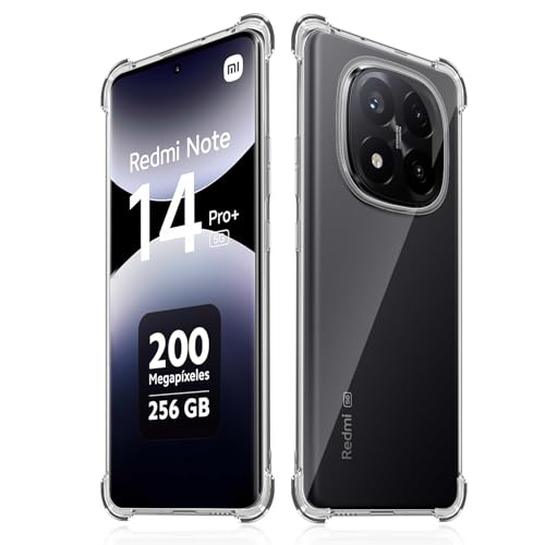 Haofun Hülle Kompatibel mit Xiaomi Redmi Note 14 Pro Plus 5G Hülle, Ultra Dünn Transparente Vier Ecken Anti-Fall TPU Flexibel, Weicher Stoßfest Bumper Schutzhülle für Note 14 Pro Plus/Note 14 Pro+ Haofun Hülle Kompatibel mit Xiaomi Redmi Note 14 Pro Plus 5G Hülle, Ultra Dünn Transparente Vier Ecken Anti-Fall TPU Flexibel, Weicher Stoßfest Bumper Schutzhülle für Note 14 Pro Plus/Note 14 Pro+ von Haofun