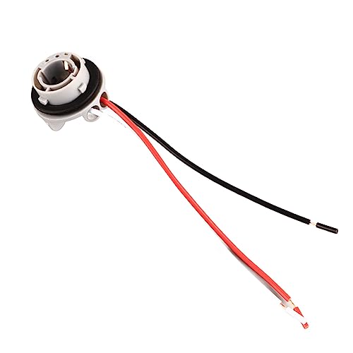 2 Stück 1157 Sockel LED Blinker Bremslicht Birnen Halter Anschlusskabel, Hochwertiges Kunststoffmaterial für Maximale Leistung und Haltbarkeit, Strapazierfähig von Haofy