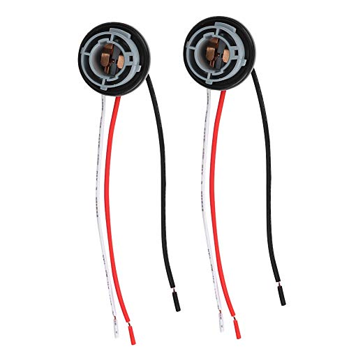 2 Stück 1157 Steckdose LED Blinker Bremslicht Glühbirnen Halter Adapter Basis Stecker Kabel, Gut für Verlängerung und Ersatz Zwecke von Haofy