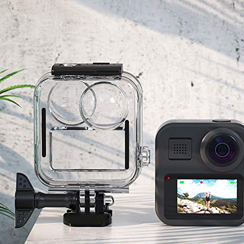 20m Tiefe wasserdichte Berührende Anstellbare Aktionskameras Hülle Schutzabdeckung Tauchzubehör Anti-Fog für Max Panorama Kamera WASHERFORTES DASTFESSER von Haofy