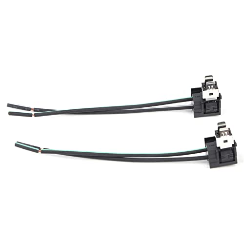 2PCS -Scheinwerfer -Socket -Adapter, Vorverkabelungsstecker für H1 -Glühbirnen, Aktienkabelbaum für Schwere Glühbirnen von Haofy