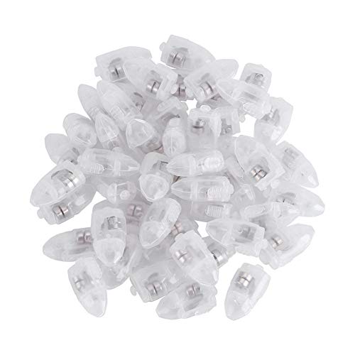 50 Stück/Set LED Mini Light Wasserdichte LED-Ballonleuchten für Papierlaterne, Blumenhochzeit Halloween Weihnachtsfeier Dekoration und Festivaldekorationen - Langlebig, Wasserdicht(Gelb) von Haofy