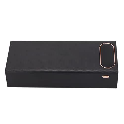 DIY Power Bank Smart 16x18650 Batteriekoffer mit LCD -Display für Mobiltelefone Battery Box Kit (Black) von Haofy
