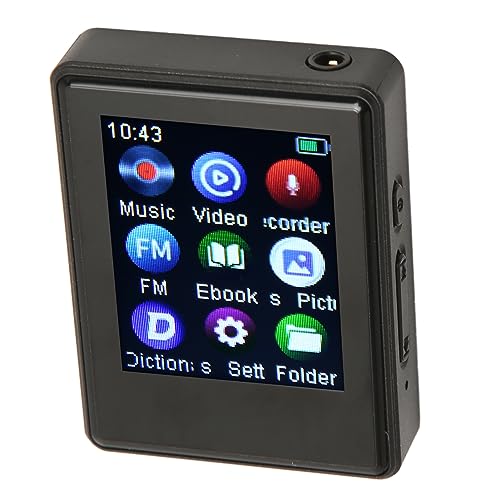 Digitaler Diktiergerät, MP3-Player, FM-Radio, Multifunktional, Eingebauter Lautsprecher, Wecker, 5.0, HiFi-Stereo-Sound für Spaziergänge Im Alltag Digitaler Diktiergerät, MP3-Player, FM-Radio, Multifunktional, Eingebauter Lautsprecher, Wecker, 5.0, HiFi-Stereo-Sound für Spaziergänge Im Alltag von Haofy