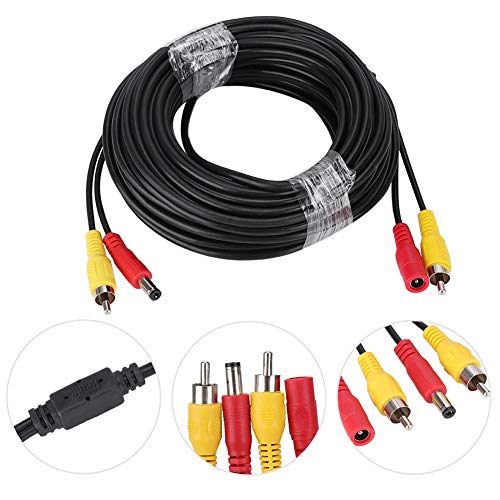 Haofy DC -Autoüberwachung Kabel Geeignetes Plug- und Spielüberwachungstechnik Ideal für Black 10m (15 m/49,2 Fuß) von Haofy