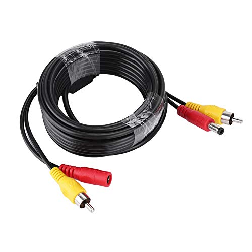 Haofy DC -Autoüberwachung Kabel Geeignetes Plug- und Spielüberwachungstechnik Ideal für Black 10m (5 Meter) von Haofy