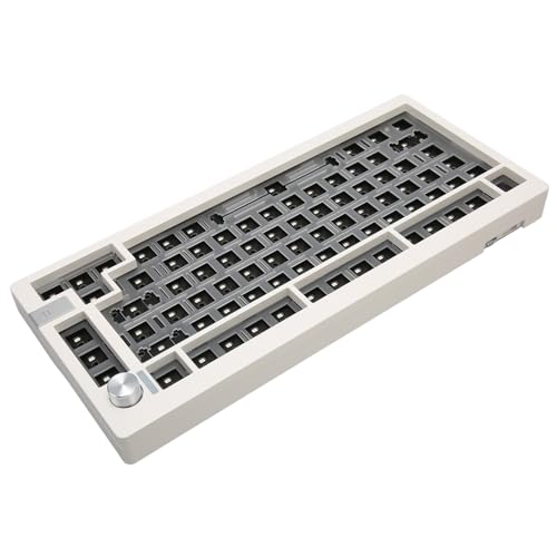 Haofy DIY Hot-Swap-Tastatur, 81 Tasten, Taste, Leitungstrennung, 2,4 G, 5.0, Verdicktes PCB-Panel, Mechanisches Tastatur-Kit für von Haofy