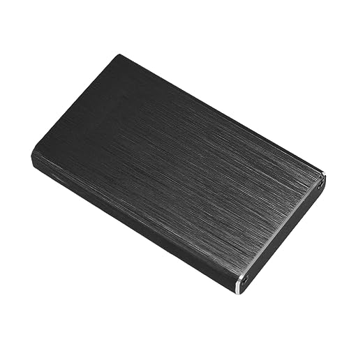 Haofy MSATA-zu-USB-3.0-Gehäuse, 6 Gbit/s UASP-Aluminiumlegierung, USB3.0-zu-MSATA-SSD-Gehäuse für den Anschluss (Schwarz) von Haofy