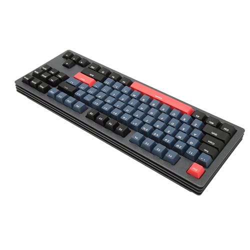 Haofy Mechanische Tastatur, Fadeless 3 Modi, Gestapelte Struktur, RGB-Lichttastatur, Reibungslos für 7 für Spiele von Haofy