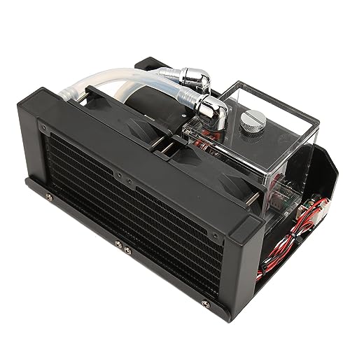 Haofy PC-Wasserkühlungstank, Wasserkühlungspumpe, 160-mm-Kühler, G1/4-Gewinde, Doppellüfter für Computer von Haofy