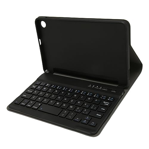Haofy Tablet-Tastatur, PU-Lederhülle, Wasserdicht, Rostfrei, Eingebauter 280-mAh-Lithium-Akku, Gebürstete Texturbehandlung, Tablet-Tastatur für Tablet von Haofy