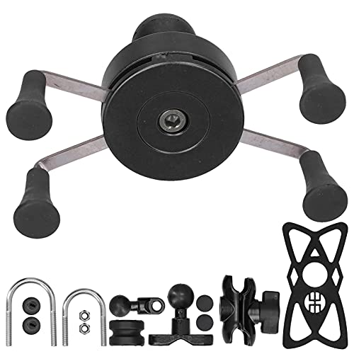 Haofy Telefon -Lenkern -Support mit Optionalem Tether für die J7 Serie, Easy Installation X Form Telefonhalter (B (schwarz)) von Haofy
