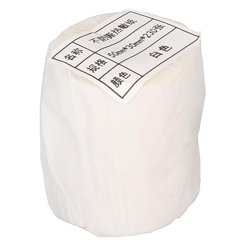 Haofy Thermoetiketten, ölbeständiges, Selbstklebendes, Verschleißfestes, Leicht Reißbares Thermoetikettenpapier für Mehrzweckverpackungslösungen (50 * 30mm 230 Etiketten) von Haofy