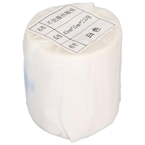 Haofy Thermoetikettenpapier, Mehrzweck-Thermoetiketten, Verschleißfest, Selbstklebend, Leicht zu Zerreißen für wasserdichte Verpackungslösungen (40 * 30mm 230 Etiketten) von Haofy