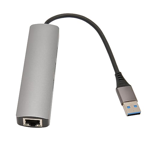 Haofy USB-zu-RJ45-Hub, USB-zu-RJ45-Adapter 3 USB 3.0 1 Gbit/s Hochgeschwindigkeit für Laptop-Tablet-PC von Haofy