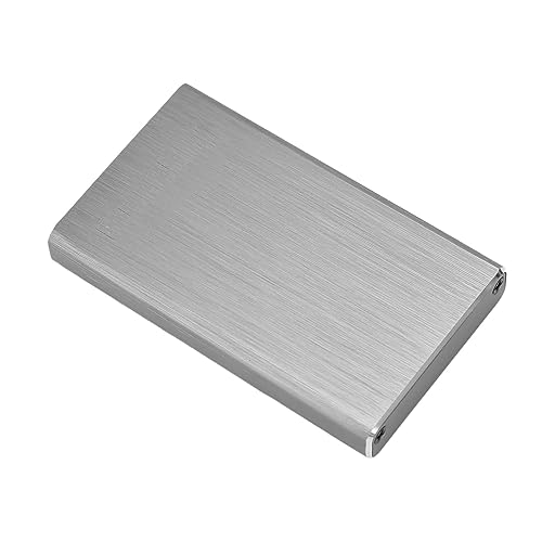 Haofy USB3.0-auf-MSATA-SSD-Gehäuse, MSATA-auf-USB-3.0-Gehäuse Plug-and-Play-LED-Anzeige für PC (Silber) von Haofy