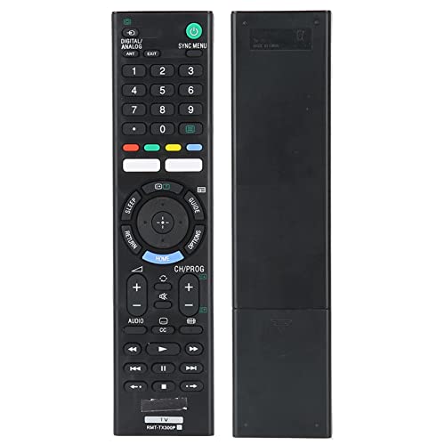 Hochwertiger RMT-TX300P TV-Fernbedienungsersatz für Bravia TV, Exquisite Verarbeitung Langer Lebensdauer Schwarz für KD-55x7000f, KD-43x7000f von Haofy