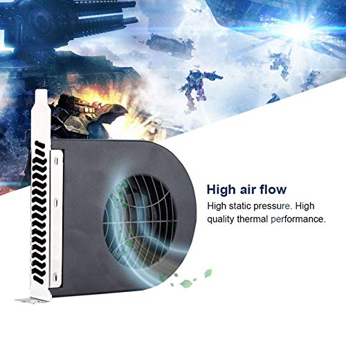 Hochwertiges Dual -Stecker - -System PCI Slot Blower CPU Case Cooling -Lüfter für Computer, mit Hohem Luftstrom und Einfacher Installation, Geeignet für Grafikkarten [Computer Chassis] von Haofy