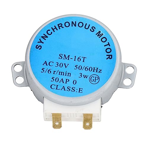 4W Mikrowellenmotor, SM 16T Mikrowellenherd-Drehtellermotor, Original-Aluminium-Kupfer-Mikrowellenherd-Synchronmotor für AC30V LG Electronics 6549W1S017A Mikrowellenherd von Haofy